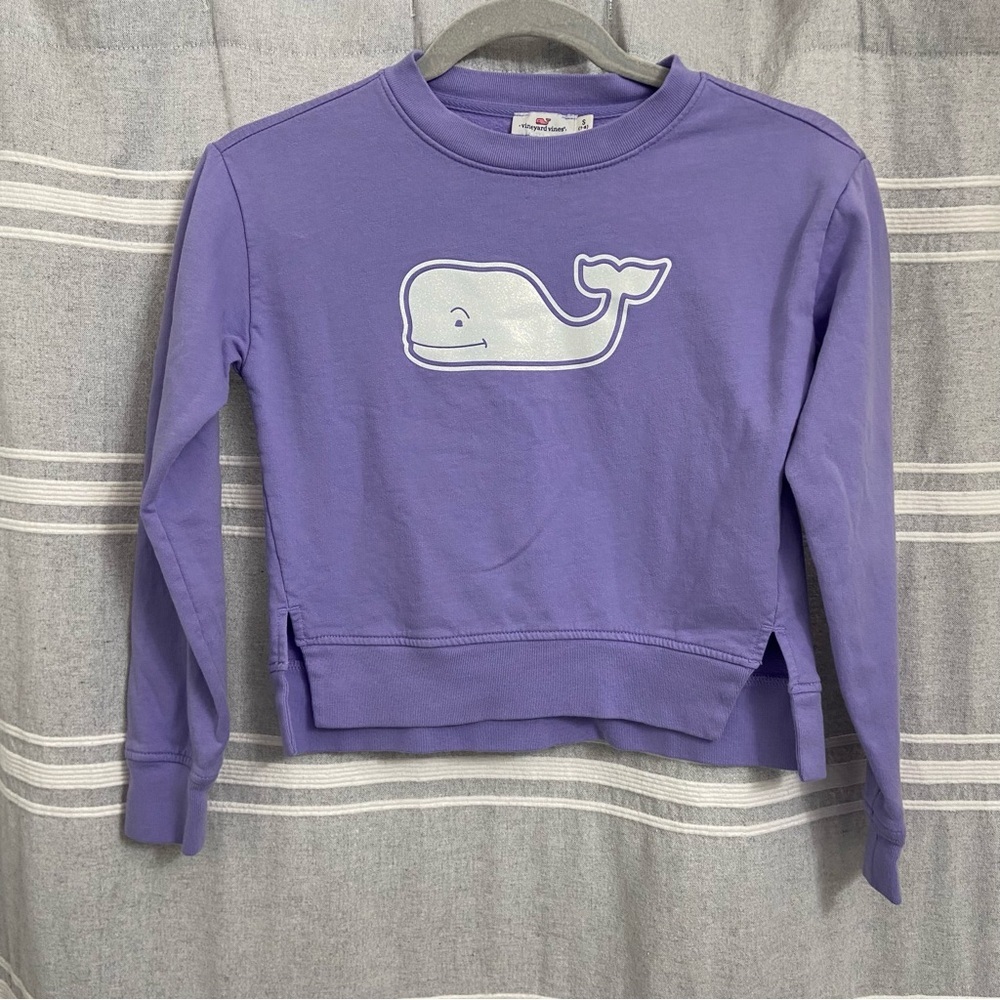 VINEYARD VINES / Purple Sweatshirt Size S(7-8)